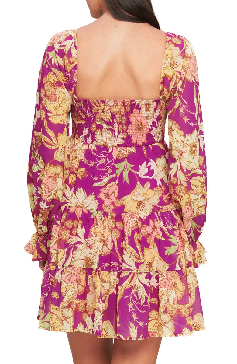 FLYING TOMATO Long Sleeve Minidress, Alternate, color,