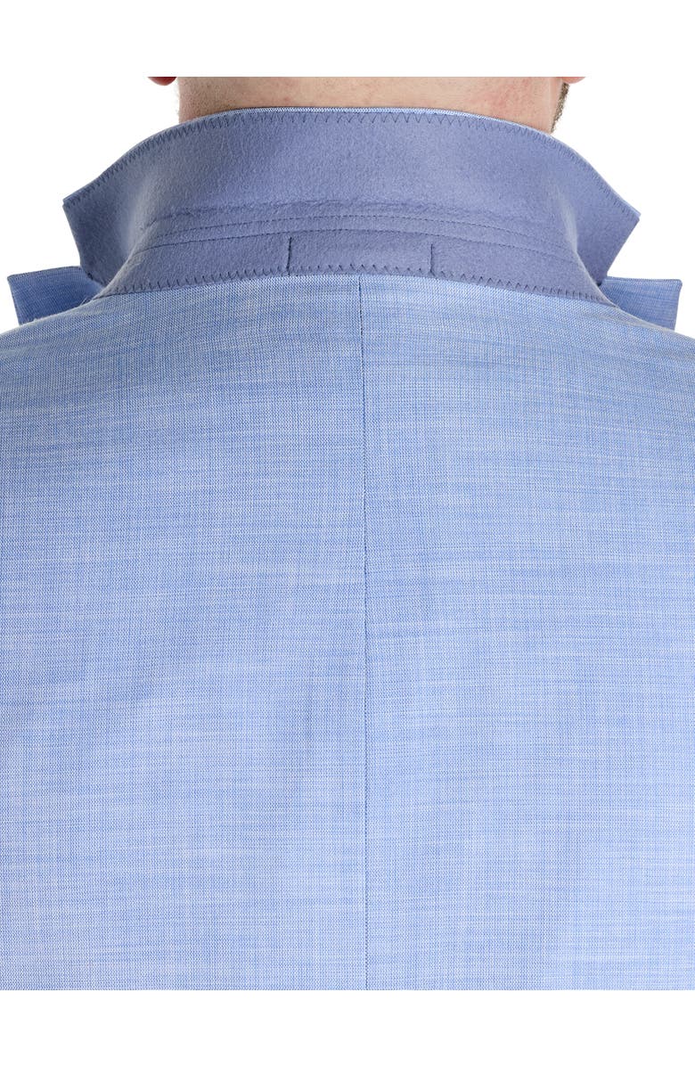 Michael Kors Big & Tall Textured Solid Suit Jacket, Alternate, color, Blue