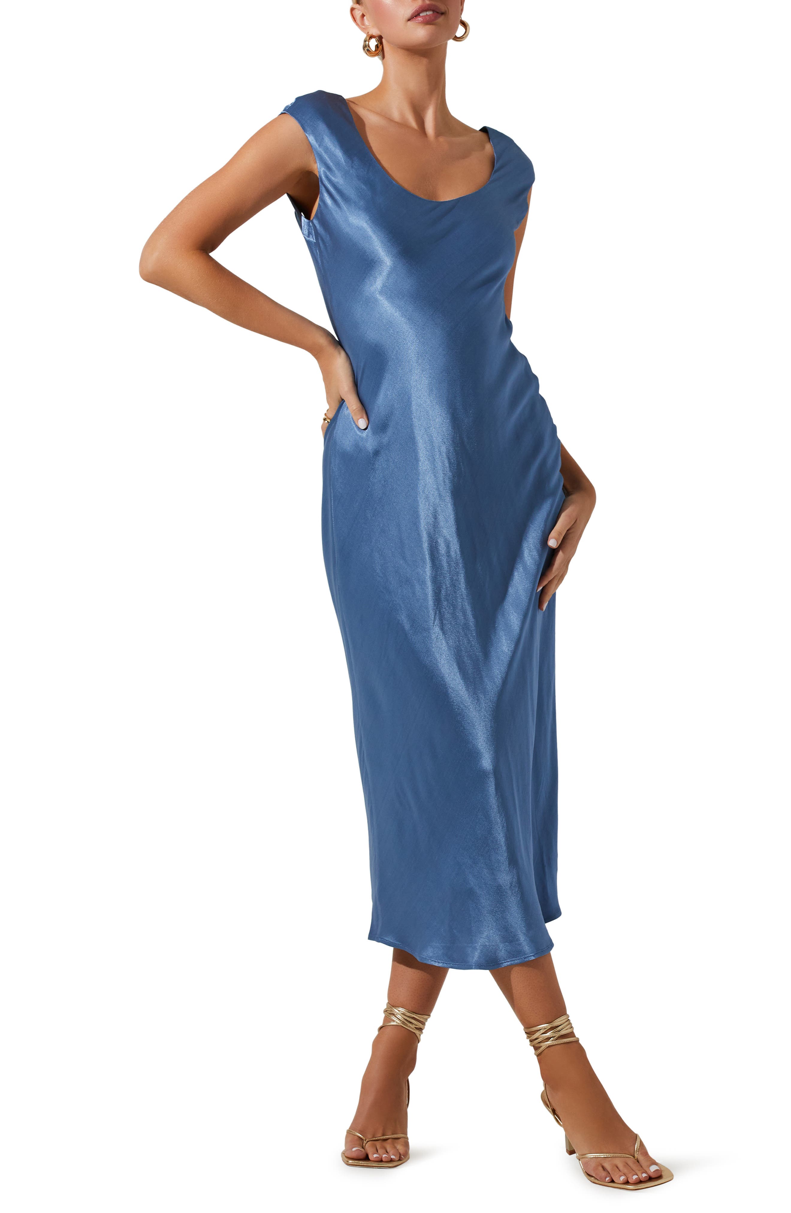 Satin Mckenna Dress main image 1