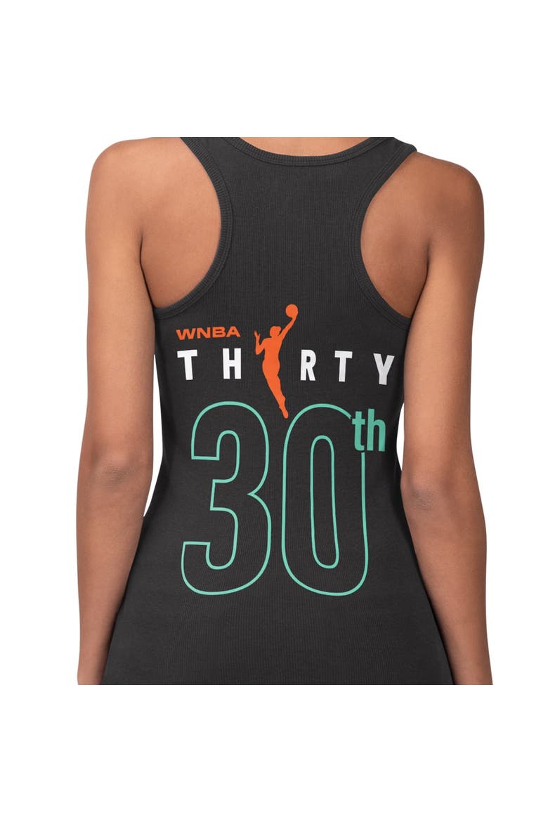 Women's Starter Black New York Liberty 30th Anniversary Preseason Tank Top, Alternate, color, Black