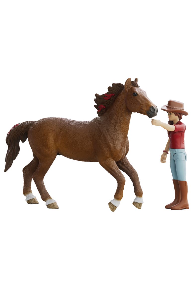 Schleich Horse Club Hannah & Cayenne 6pc Playset,, Main, color, Multicolored