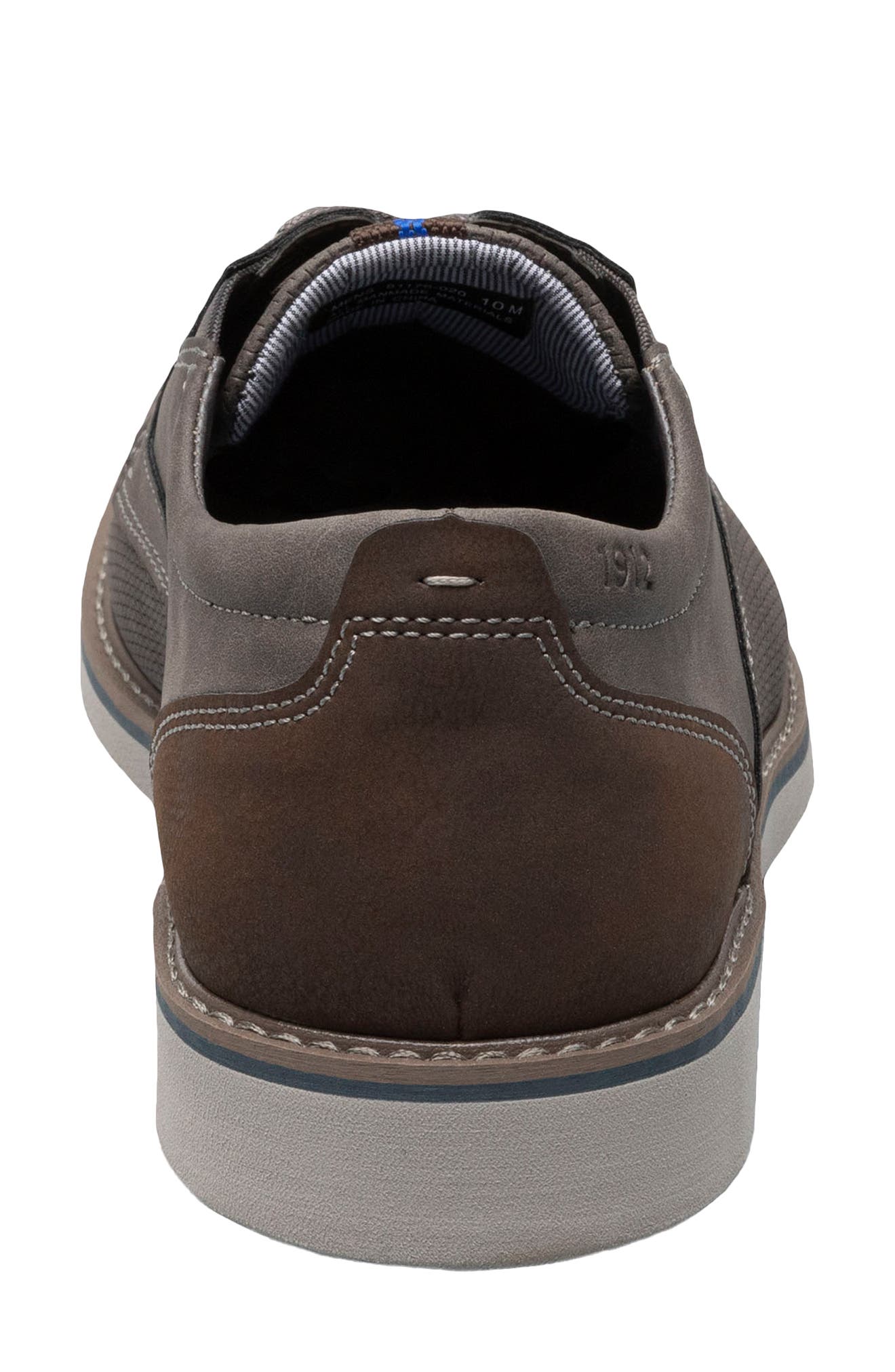 NUNN BUSH Cadet Plain Toe Oxford, Alternate, color, Gray