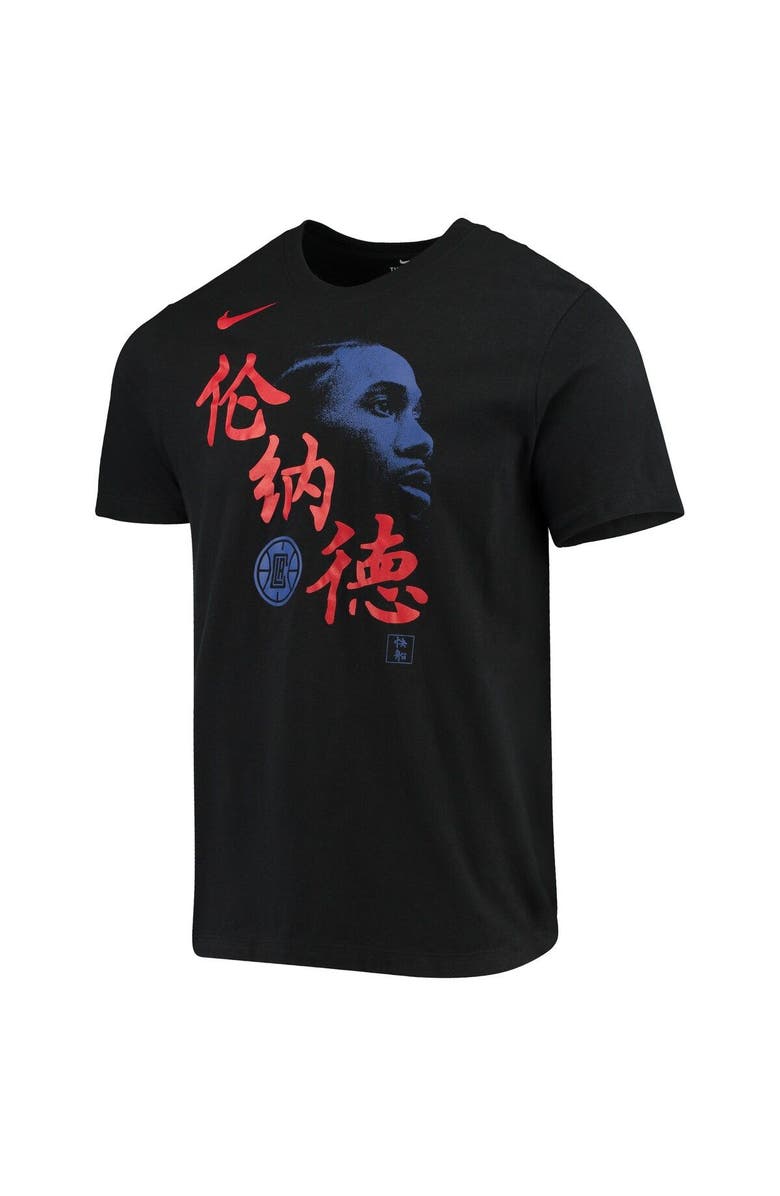 Nike Men's Nike Kawhi Leonard Black LA Clippers Chinese New Year Player T-Shirt, Alternate, color, 
