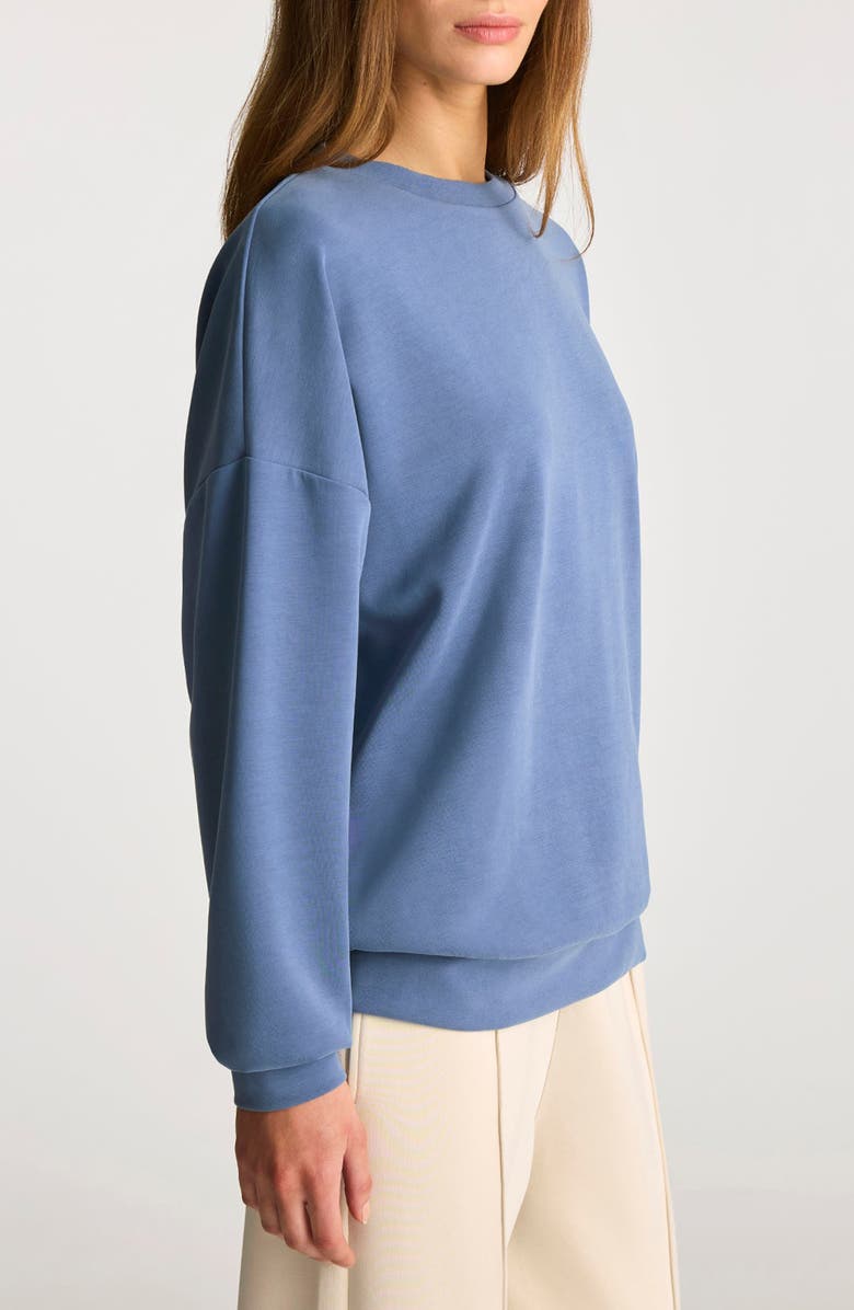Mavi Jeans Bijou Oversize Sweatshirt, Alternate, color, Bijou Blue