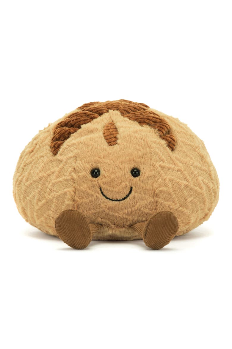 Amuseables Sourdough Plush Toy, Main, color, BROWN