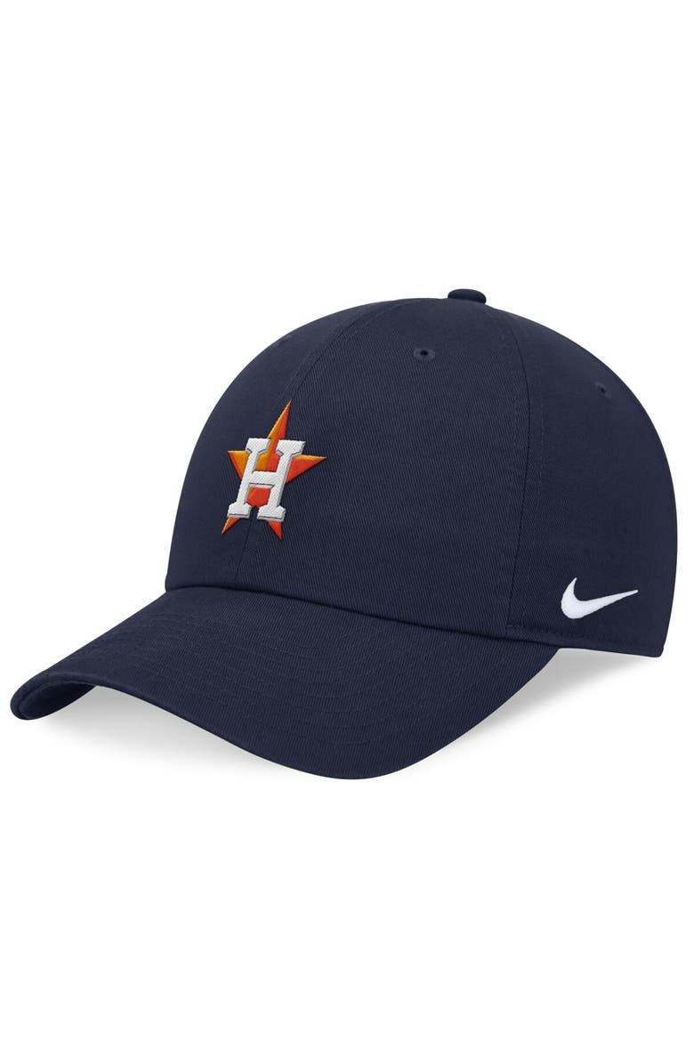 Nike Men's Nike Navy Houston Astros Evergreen Club Adjustable Hat, Main, color, Navy