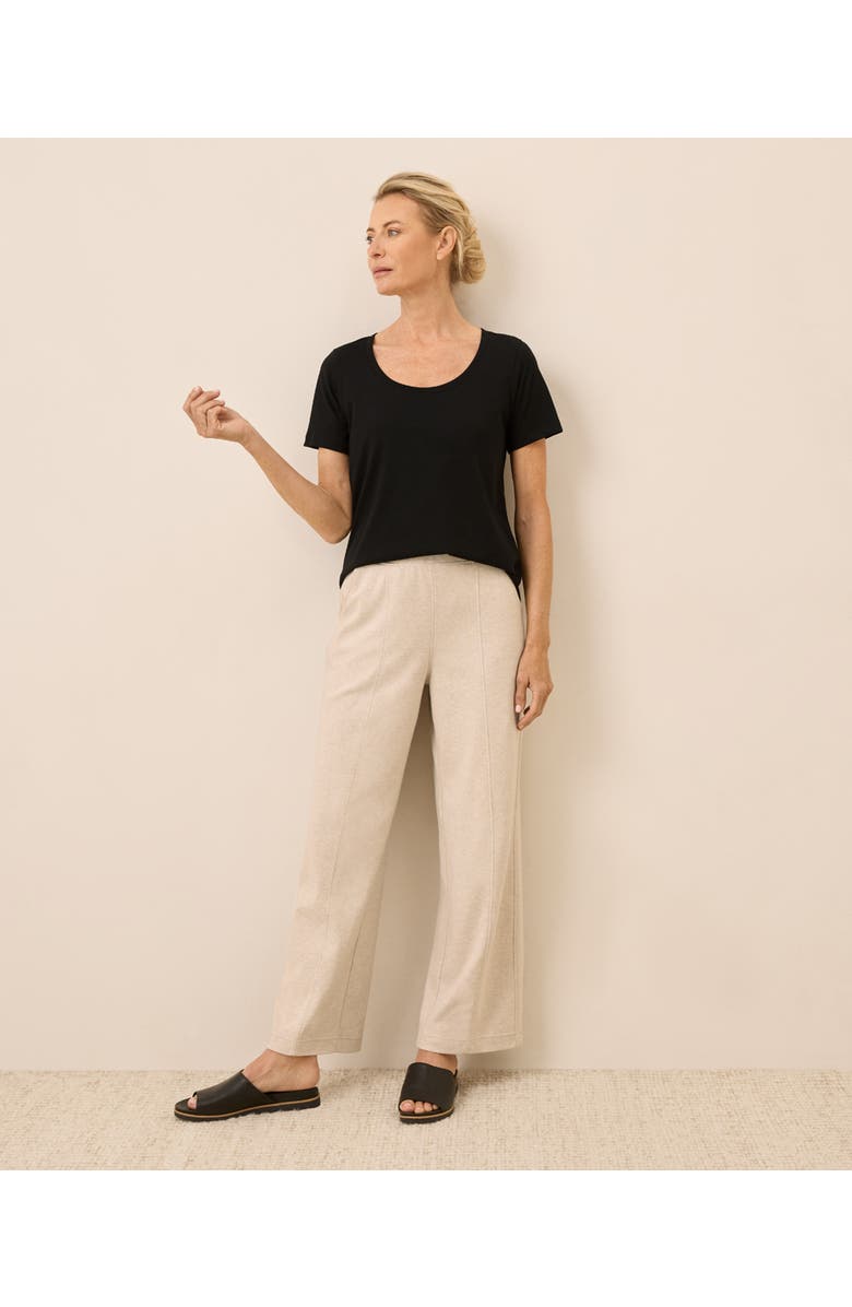 Pact Organic Cotton Softspun Scoop Neck Tee, Alternate, color, Black