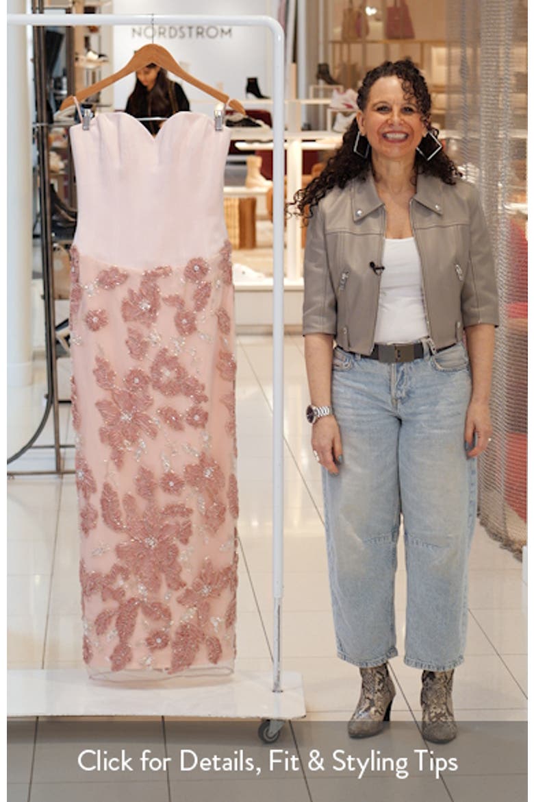 Julia Embellished Strapless Gown video