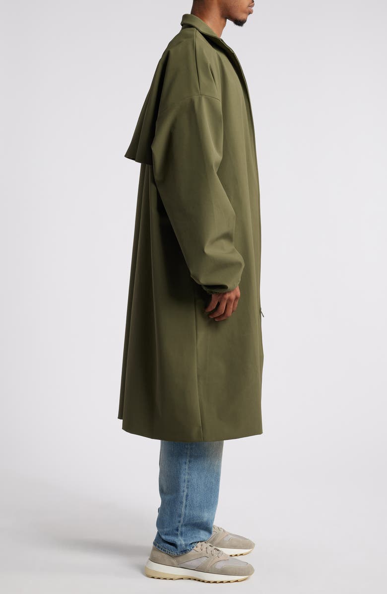 Fear of God Essentials Gender Inclusive Bonded Car Coat, Alternate, color, 