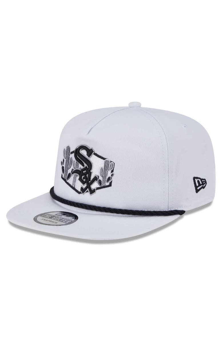 New Era Men's New Era White Chicago White Sox 2025 Spring Training Palm Golfer Snapback Hat, Alternate, color, White