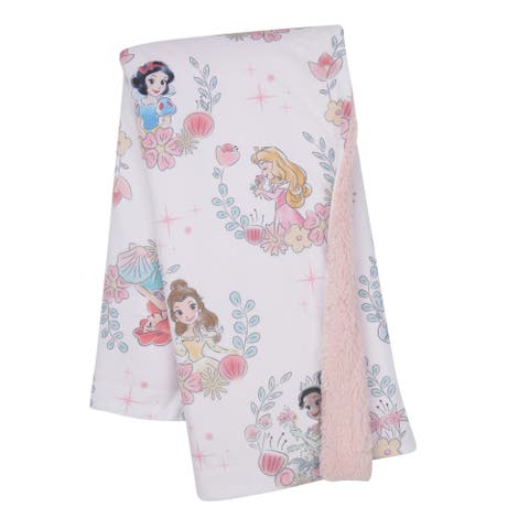 Disney Princesses Baby Blanket - Ariel,Snow White,Cinderella,& more