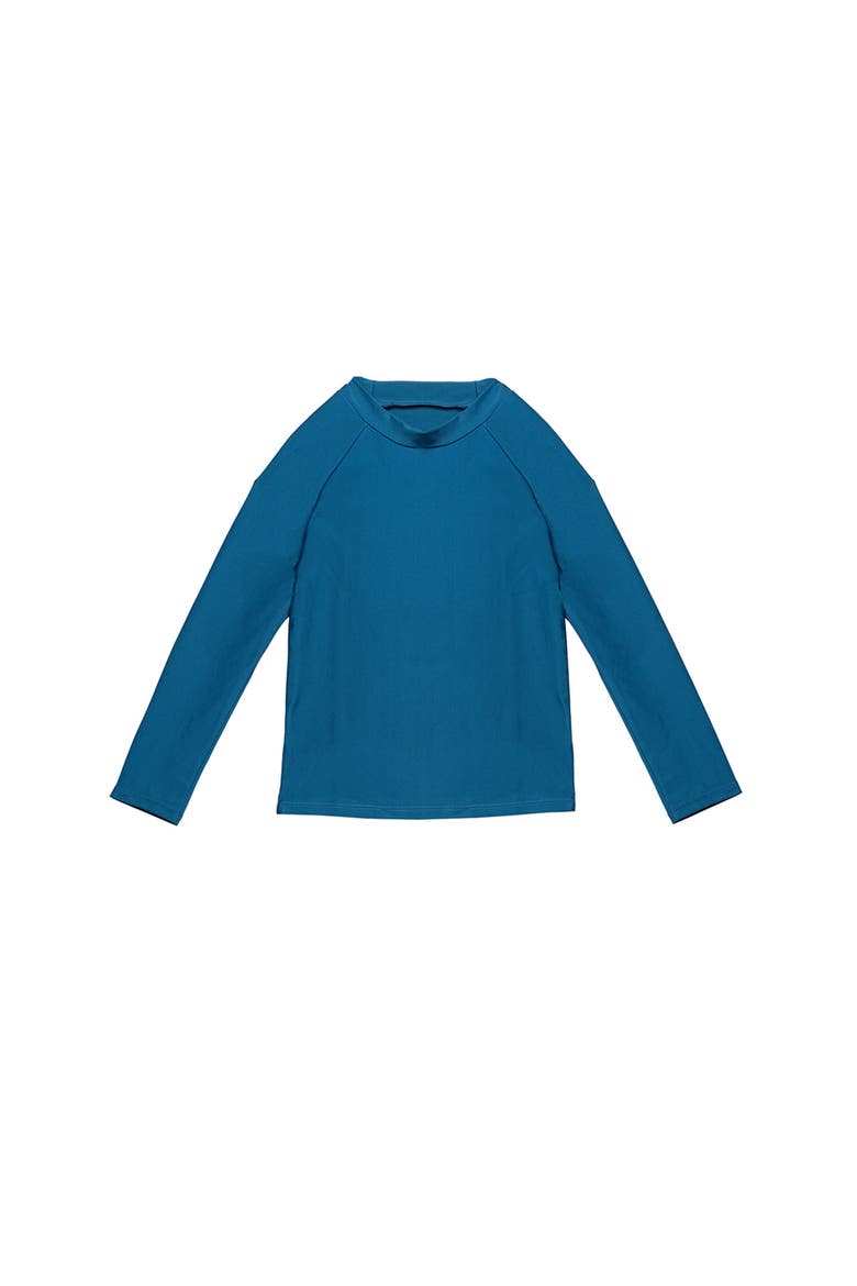 Beach Scout Long Sleeve Swim Shirt, Main, color, Denim