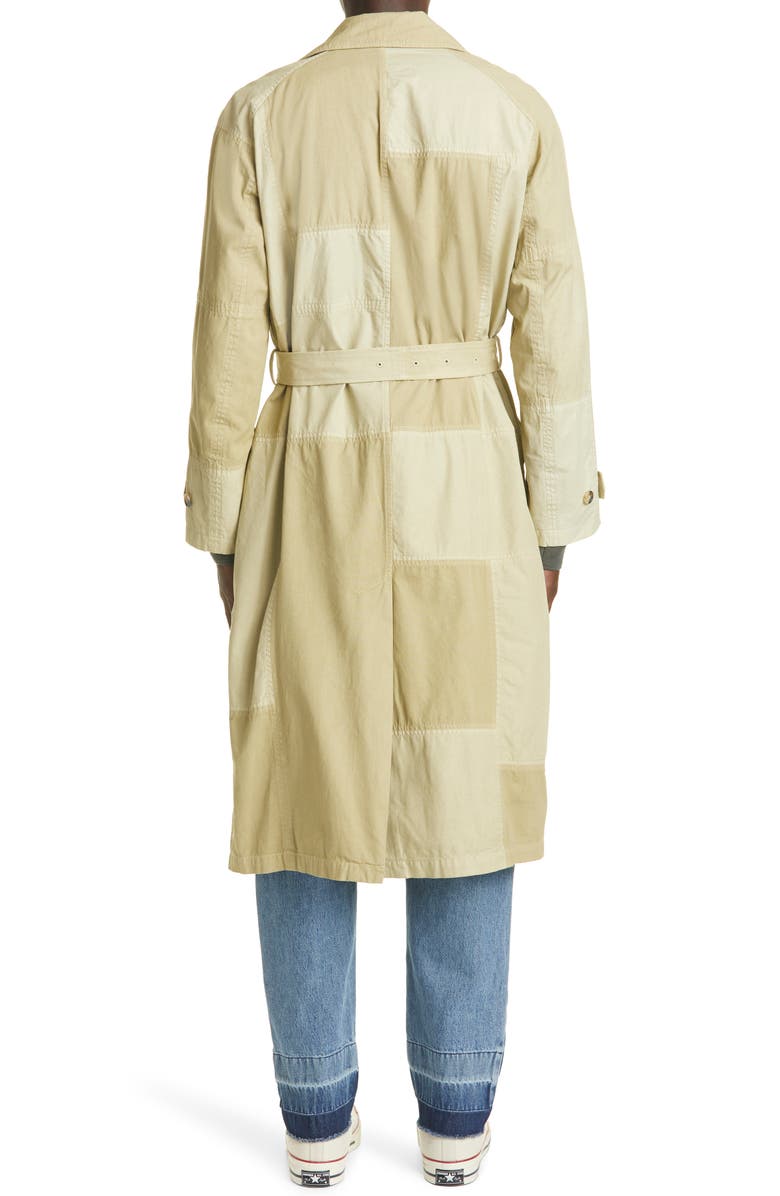 JW Anderson Unisex Patchwork Trench Coat, Alternate, color,