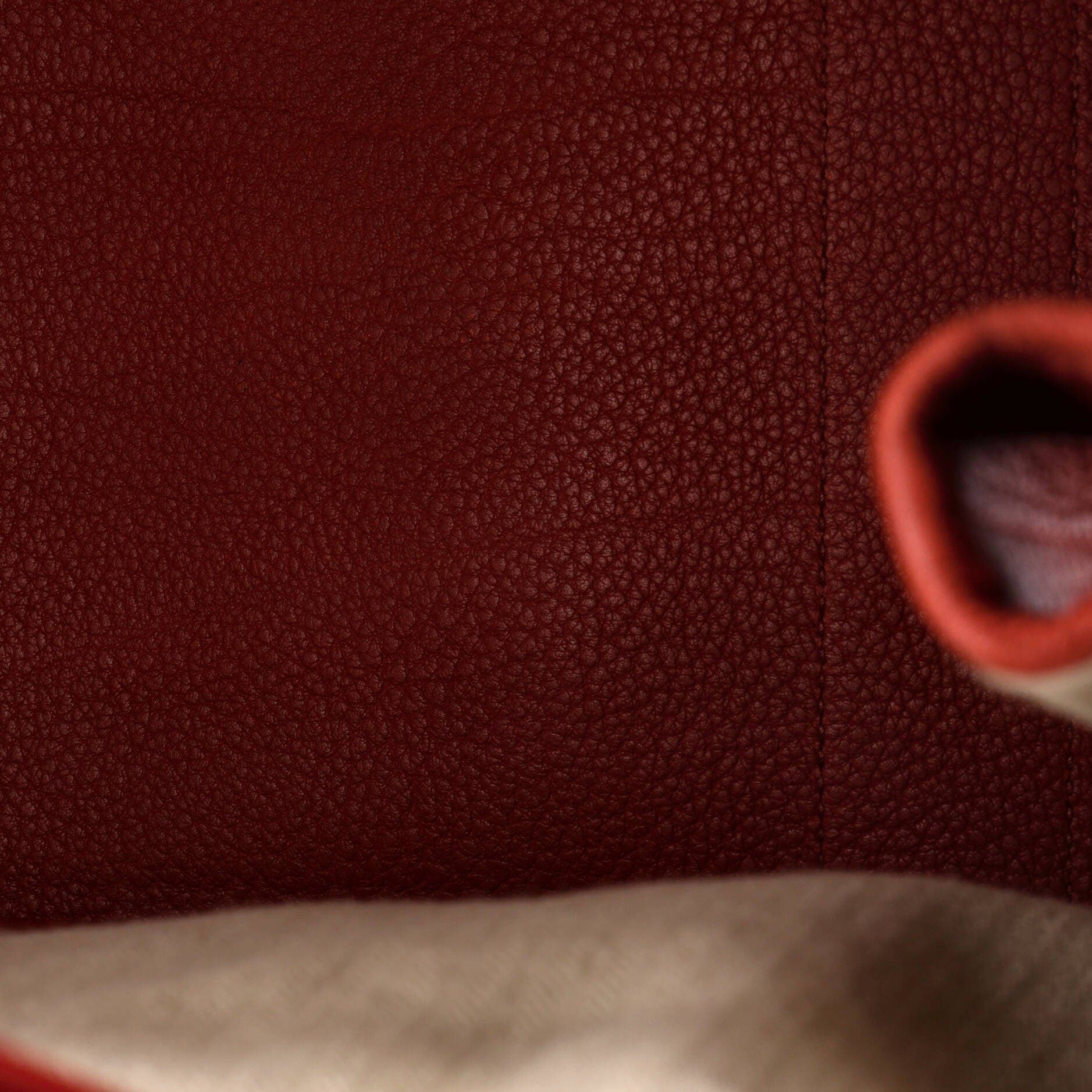 Garden Party Tote Leather 36, Alternate, color, Red