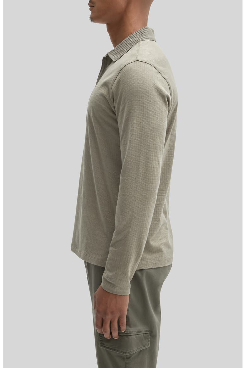 Whistler Long Sleeve Cotton Polo, Alternate, color, DUSTY OLIVE