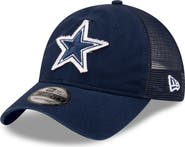 New Era Men's New Era Navy Dallas Cowboys Game Day 9TWENTY Adjustable Trucker Hat