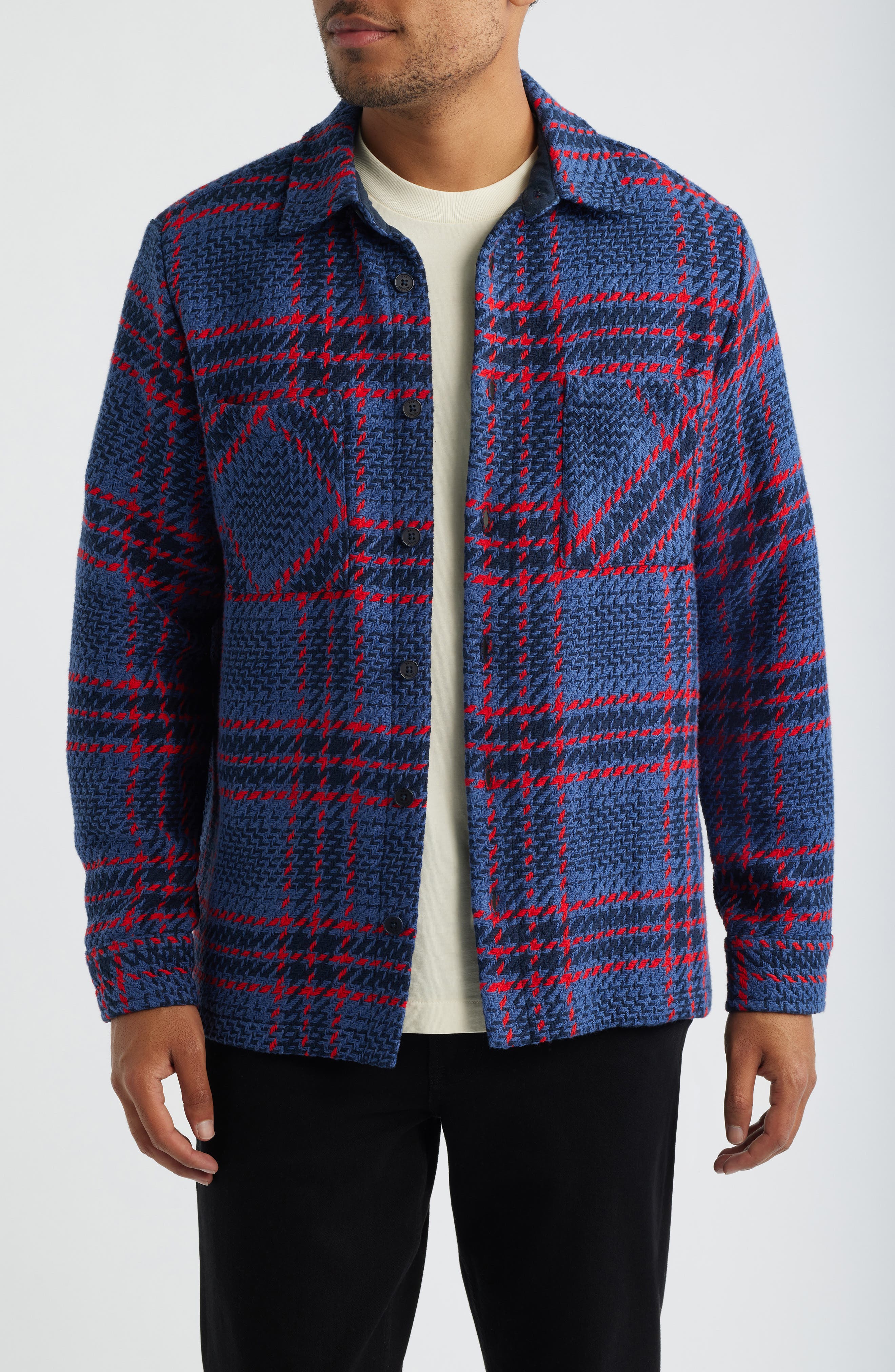 selected NAVY / RED