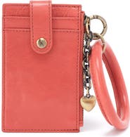 HOBO Ring Leather Wristlet Card Case