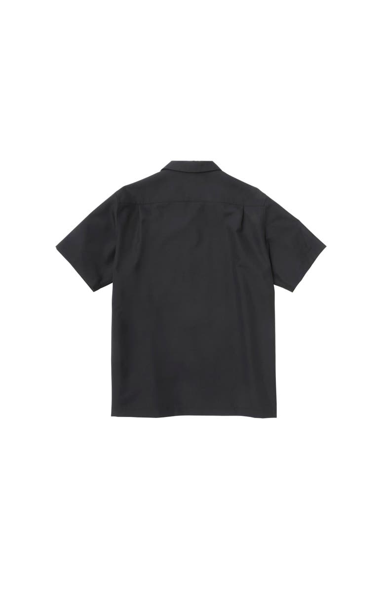 vowels Mohair Poplin Shirt, Alternate, color, Black