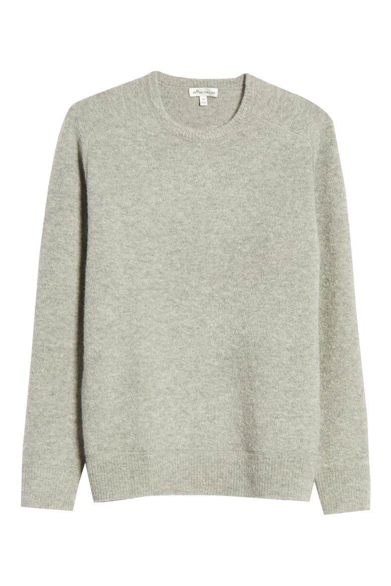 Merino Wool Blend Raglan Sweater, Alternate, color, GALE GREY