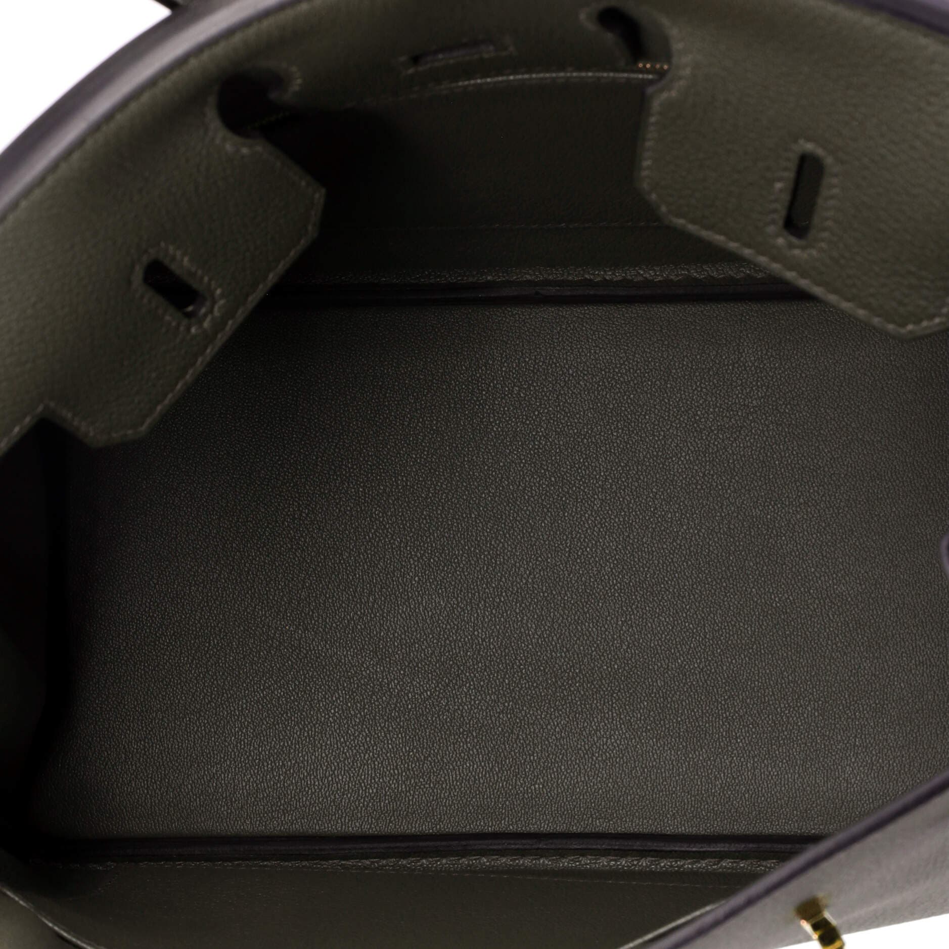 Pre-Owned Hermes Birkin Handbag Green Togo with Gold Hardware 25, Alternate, color, Vert Bronze