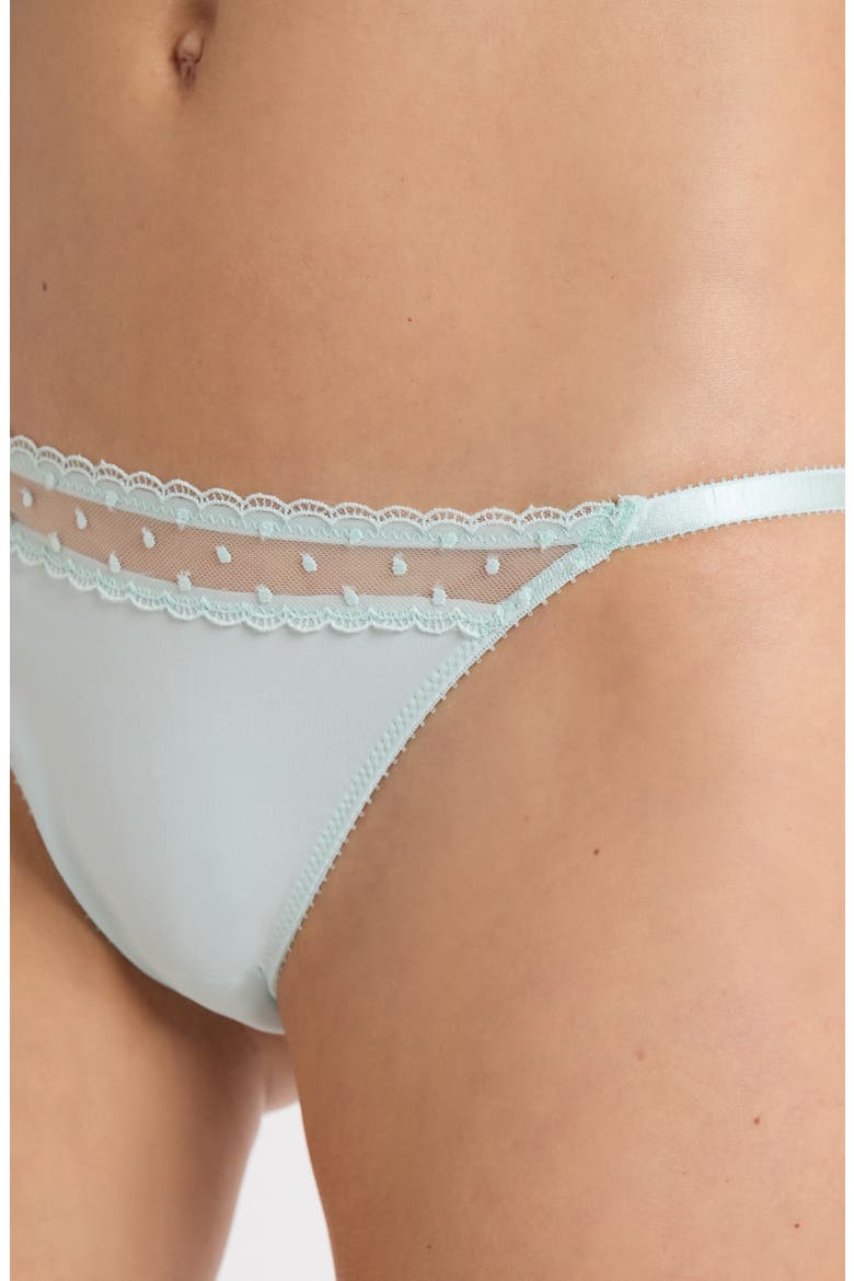 Plum Lace Trim Panties, Alternate, color, BLUE GREEN