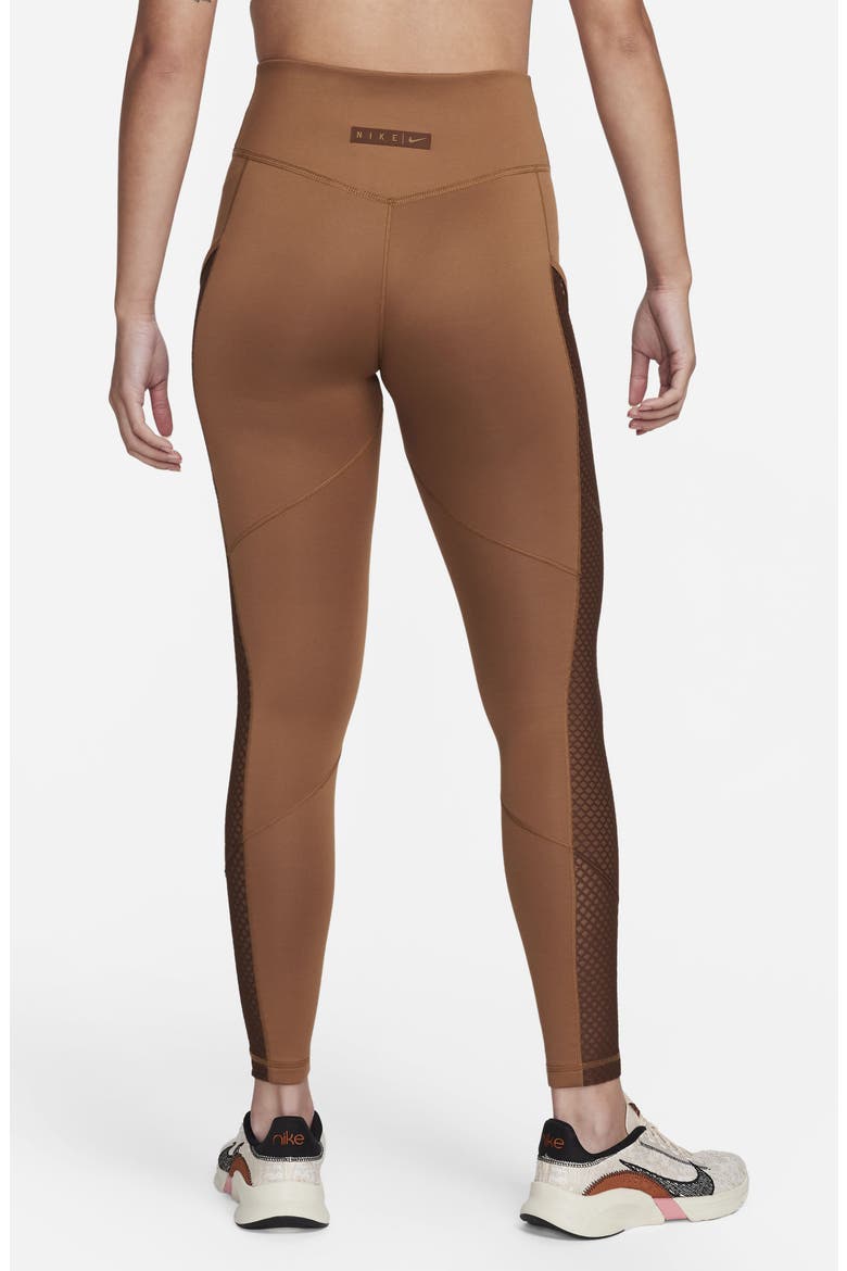 Therma-FIT One Pocket Training Leggings, Alternate, color, ALE BROWN/ CACAO WOW