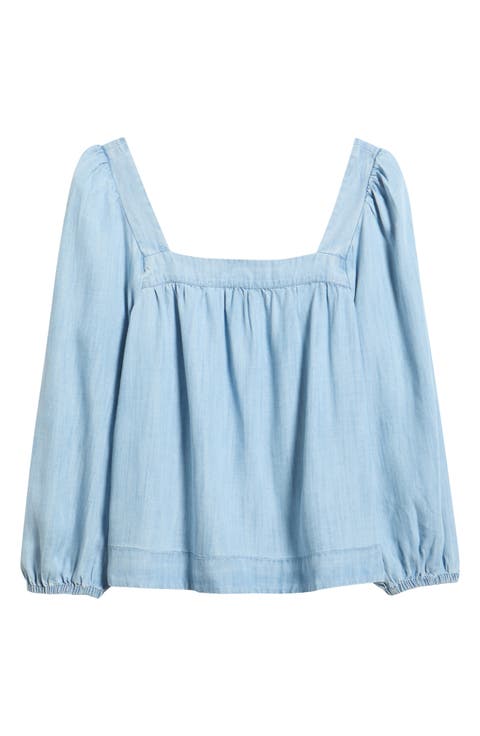 Serena Chambray Top
