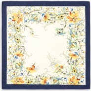 SAACHI Bloom Border Square Scarf