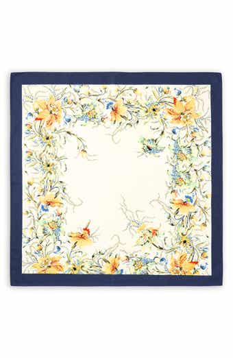 SAACHI Bloom Border Square Scarf