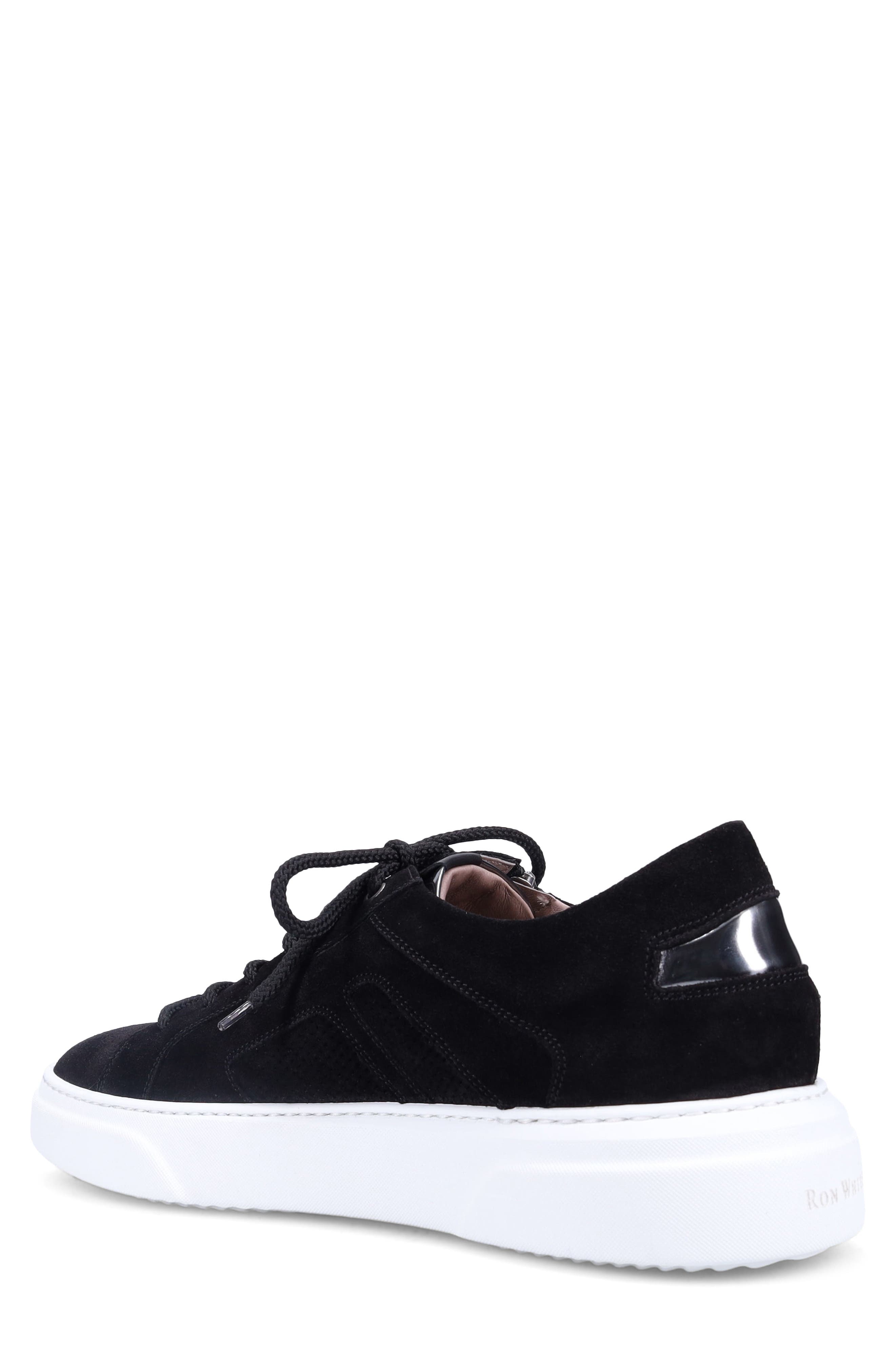 Ron White Mason Low Top Sneaker, Alternate, color, Black