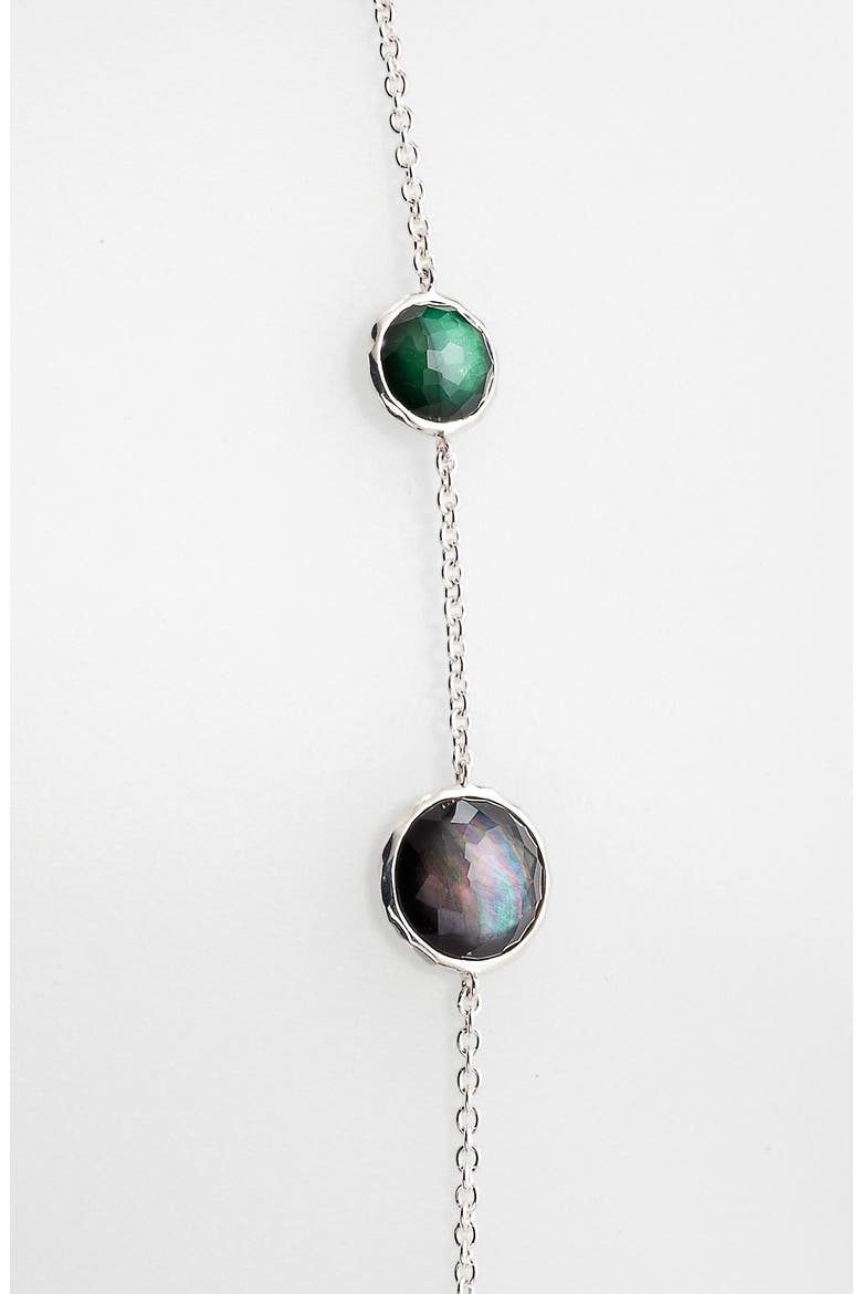 'Wonderland - Lollipop' Long Station Necklace (Nordstrom Exclusive), Alternate, color, SILVER/ PROSECCO