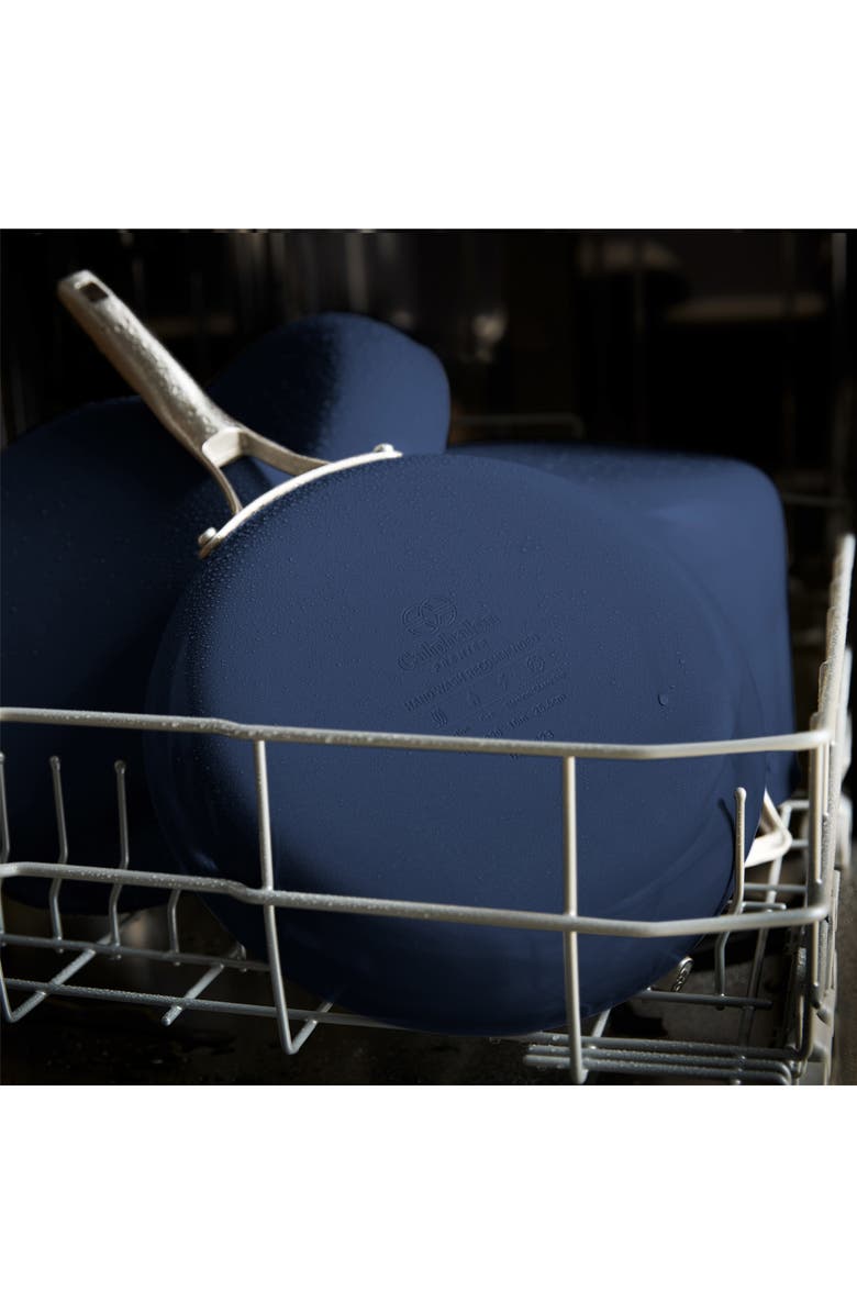 CALPHALON Premier Ceramic Nonstick 8-Piece Cookware Set, Alternate, color, Blue