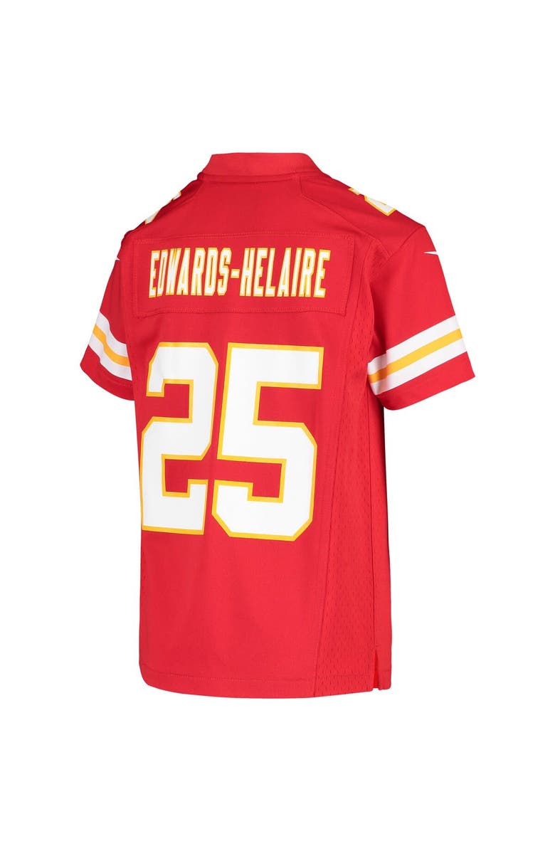 Nike Youth Nike Clyde Edwards-Helaire Red Kansas City Chiefs Game Jersey, Alternate, color, 