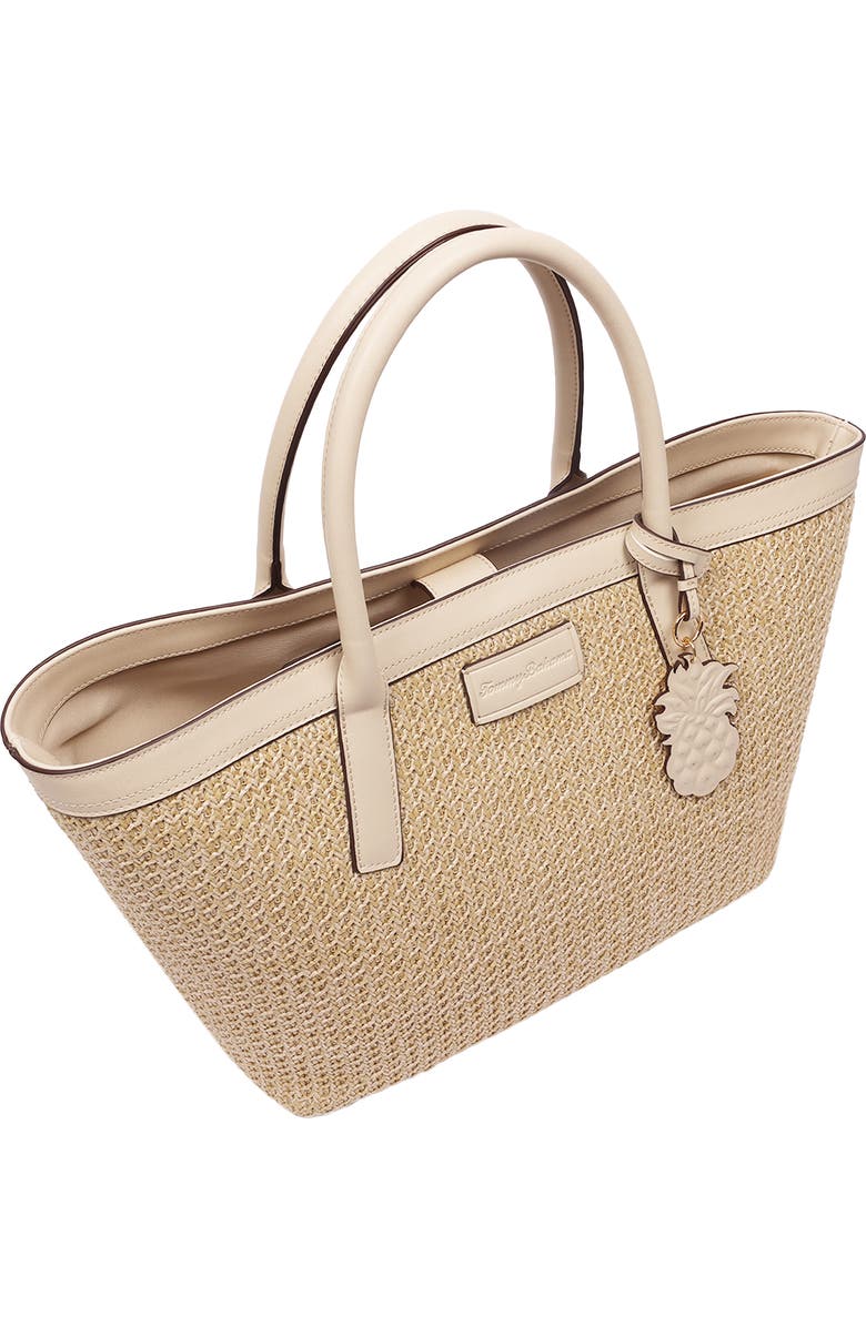 Tommy Bahama Raffia Large Tote Bag, Alternate, color, Tan