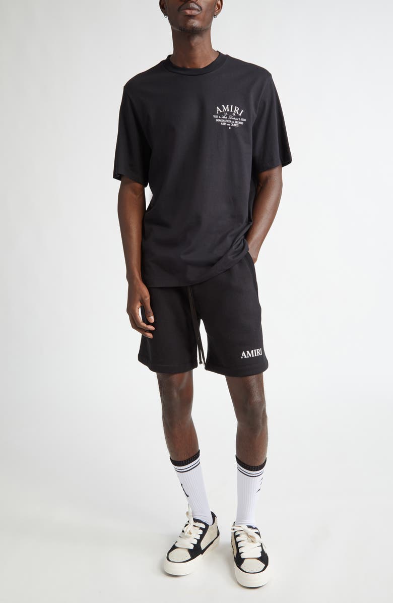 AMIRI Arts District Cotton Graphic T-Shirt, Alternate, color, Black