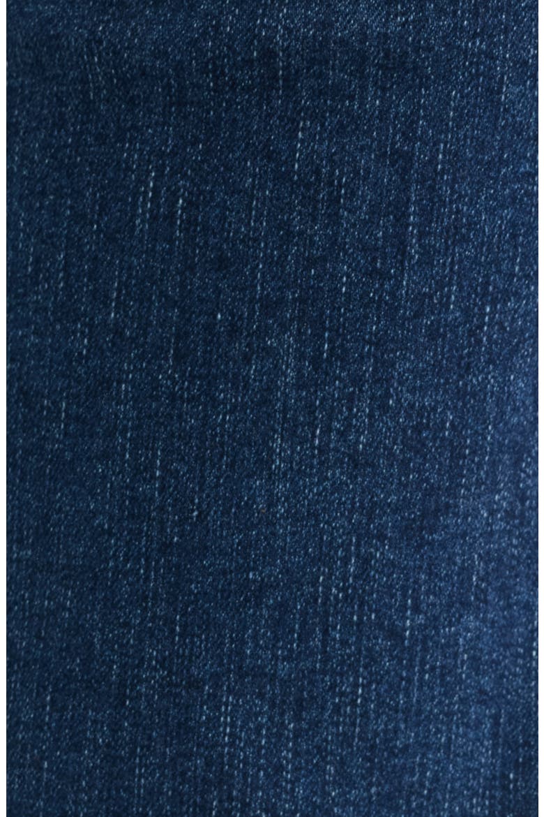 Le Sleek Raw Fray High Waist Straight Leg Jeans, Alternate, color, SHOWDOWN RAW FRAY