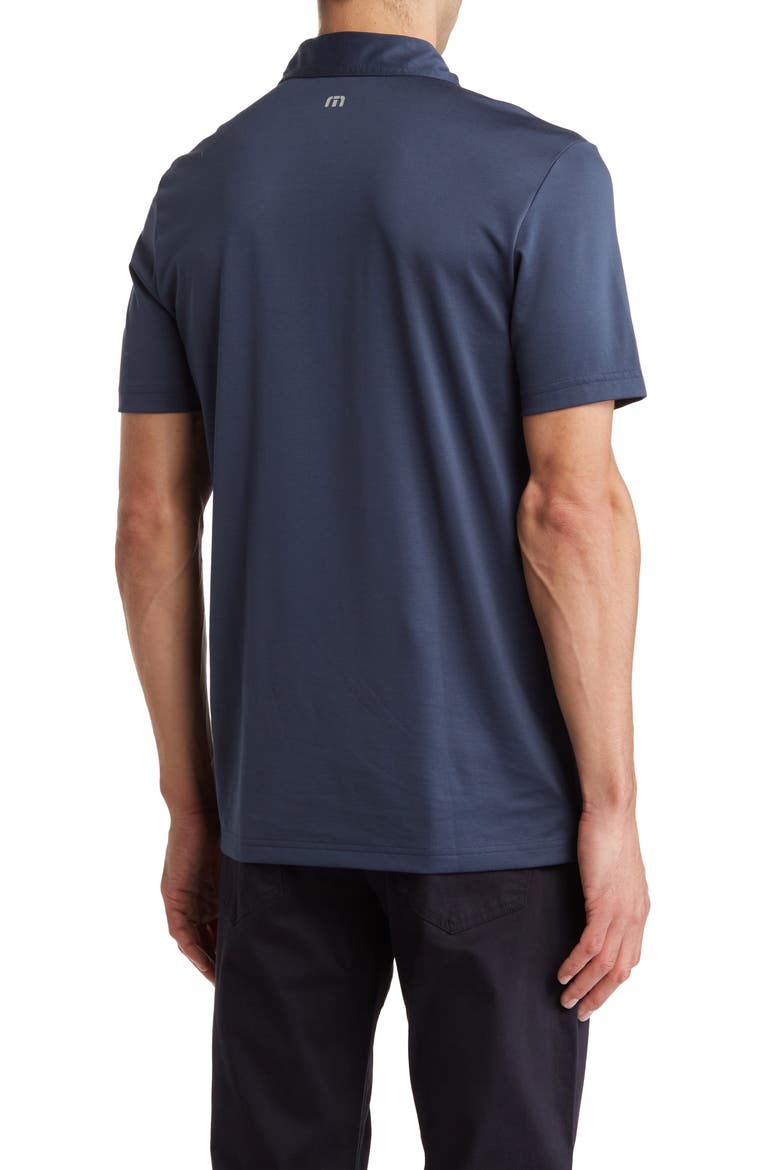Luna Sol Stripe Polo, Alternate, color, DRESS BLUES