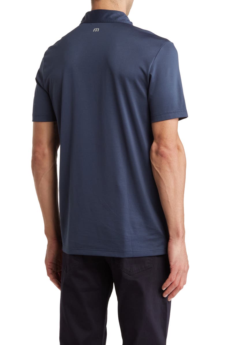 TravisMathew Luna Sol Stripe Polo, Alternate, color, Dress Blues