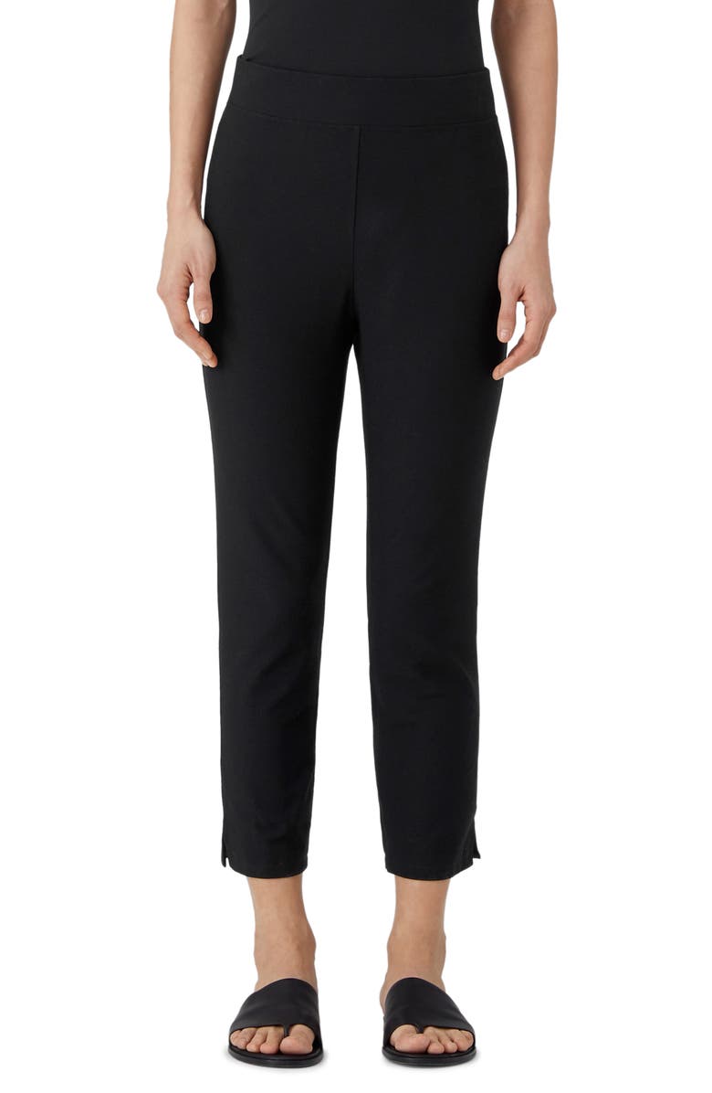 Eileen Fisher High Waist Slim Crop Pants, Main, color, 