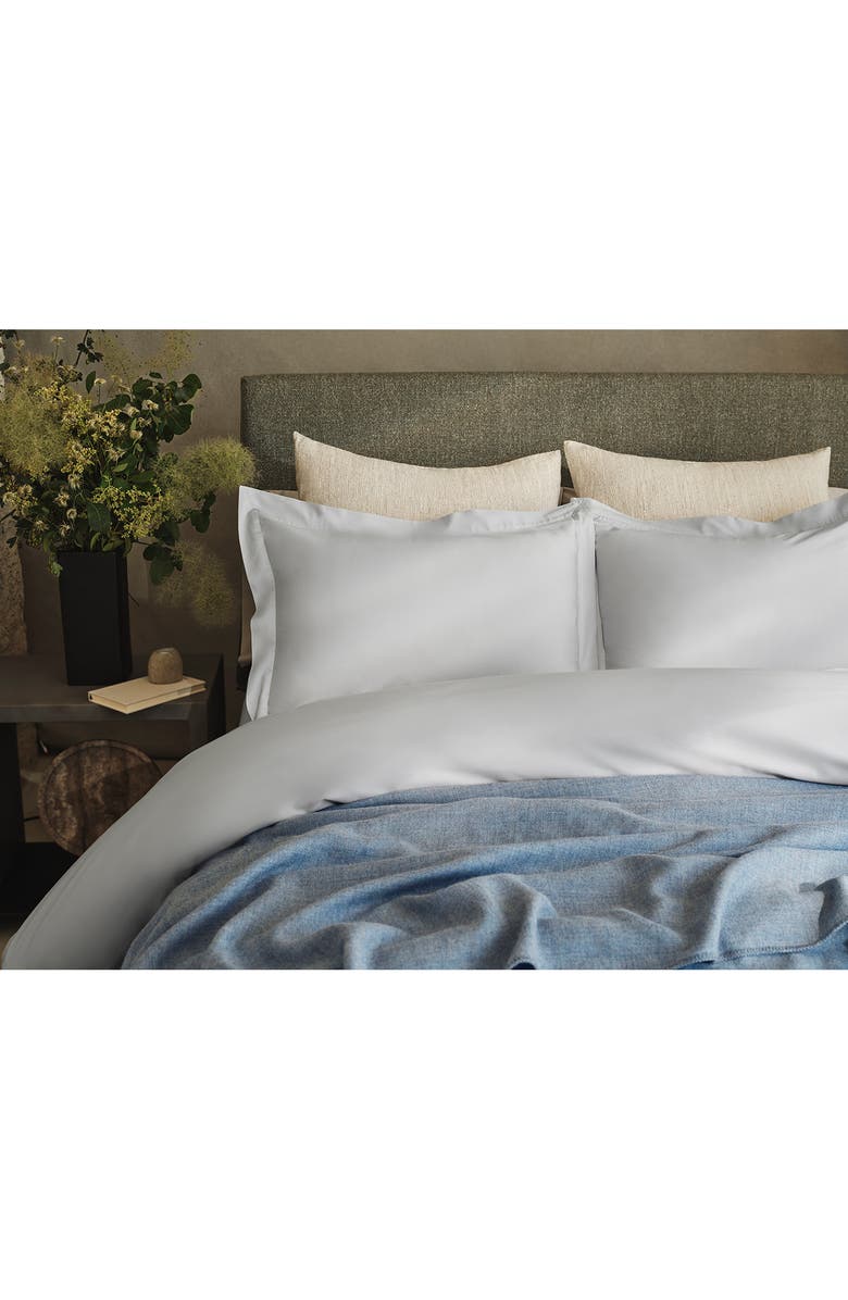 Coyuchi Cloud Soft Organic Cotton Sateen Sheet Set, Alternate, color, Seal
