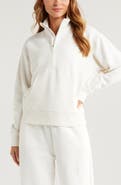 Zella Cloud Fleece Half Zip Sweatshirt