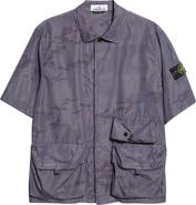 Stone Island Camo Ripstop Utility Shirt