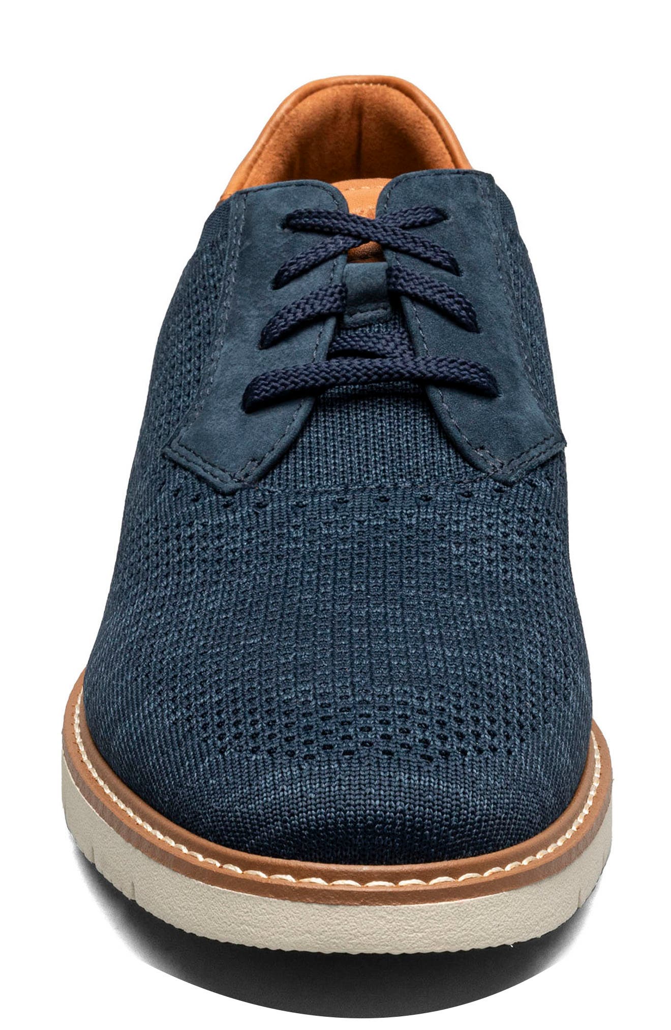 Florsheim Vibe Knit Derby, Alternate, color, Navy