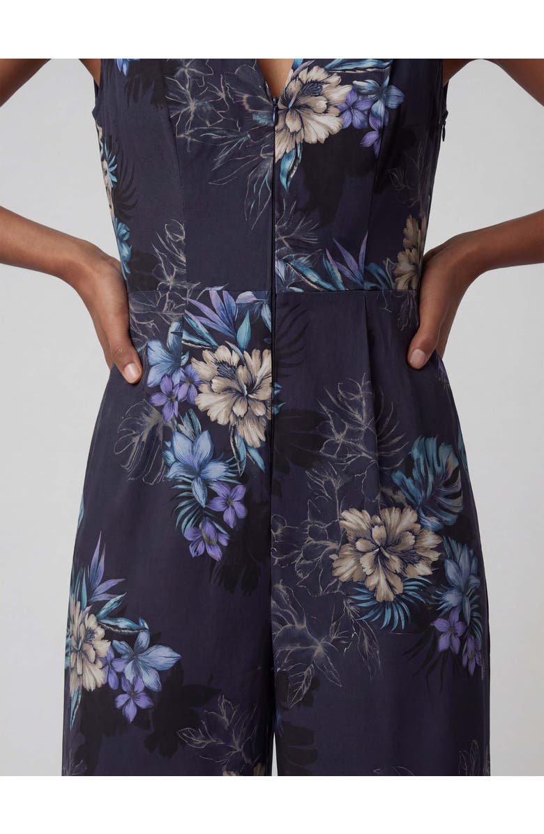 Lords of Harlech Exotic Floral Womens Tailored Jumpsuit, Alternate, color,