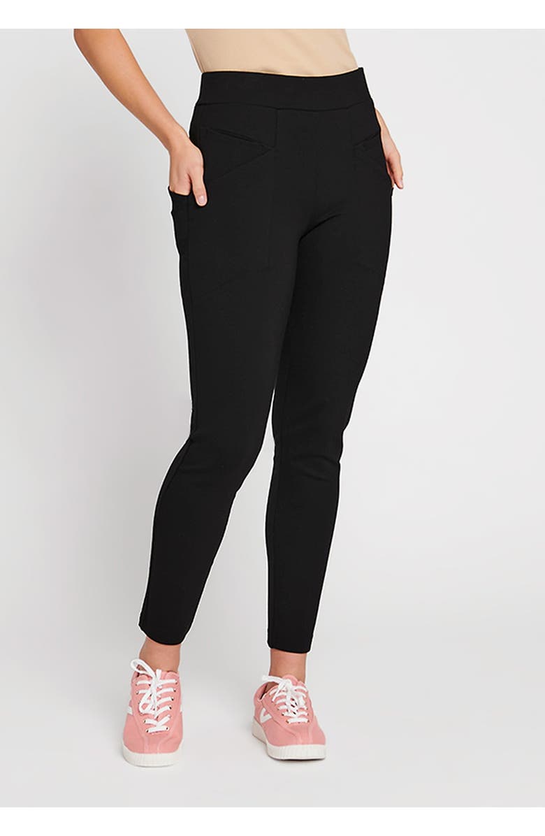 Betabrand Journey DPYP Dress Pant Yoga Pant | Skinny, Alternate, color, Black