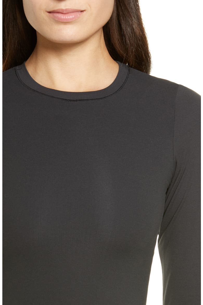 fits everybody long sleeve crewneck dress *SKIMS TRY ON HAUL: FITS EVERYBODY CREW NECK LONG SLEEVE DRESS | ONYX | XS  FITS EVERYBODY LONG SLEEVE T-SHIRT | ONYX | XS COTTON JERSEY LONG SLEEVE  TURTLENECK | SOOT