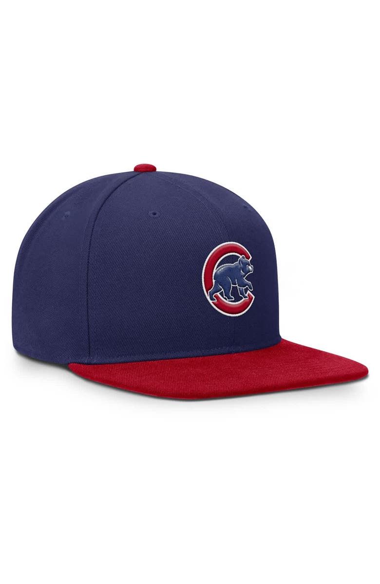 Nike Men's Nike  Royal/Red Chicago Cubs Primetime Pro Dri-FIT Snapback Hat, Alternate, color, Royal