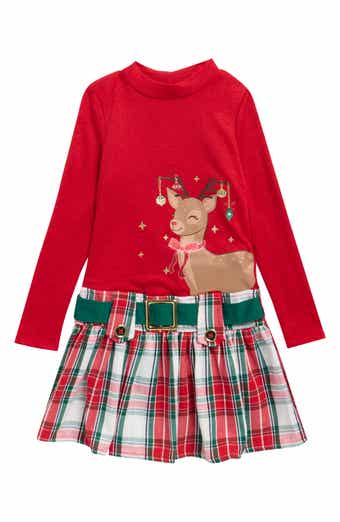 Kids' Plaid Drop Waist Dress