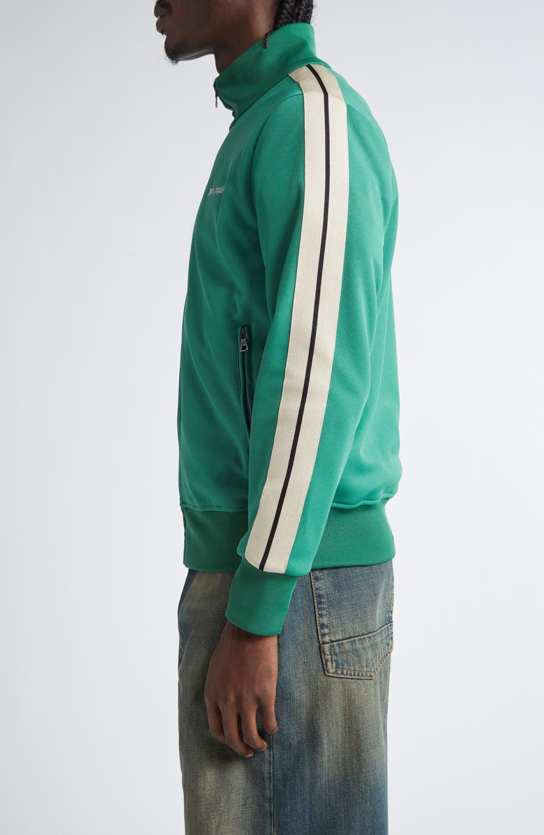 Palm Angels Classic Logo Track Jacket, Alternate, color, Forest Green